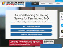 Tablet Screenshot of nicholsonheatingandac.com
